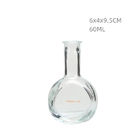Clear Glass Diffuser Bottles 60ML Decorative Glass Reed Diffuser FDA